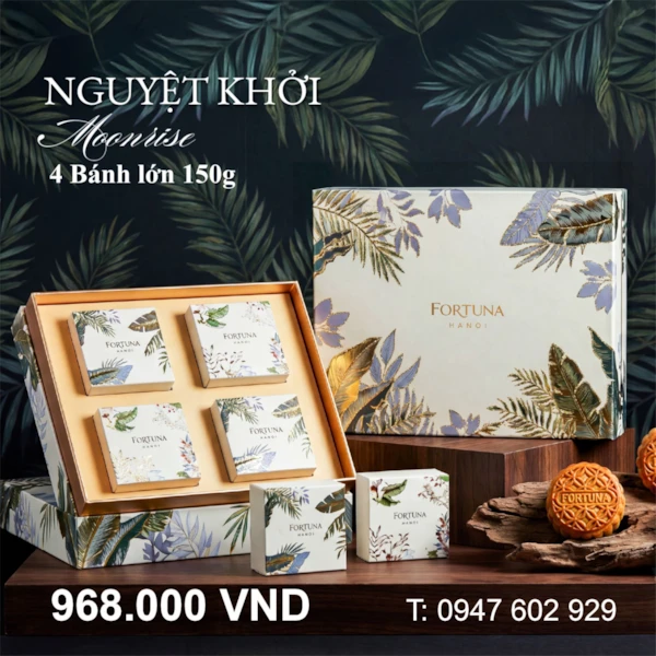 Bánh trung thu Khách sạn Fortuna Hộp 4 Bánh