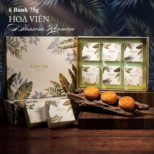 Bánh Trung thu khách sạn Fortuna Hộp 6 Bánh